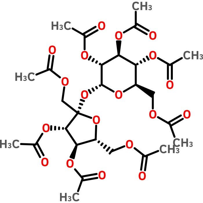 Octa-O-acetyl D -(+)蔗糖